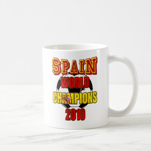 Spanje Wereldkampioenen 2010 Koffiemok (Rechts)