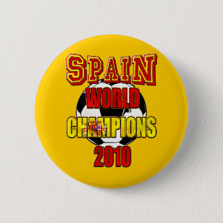 Spanje Wereldkampioenen 2010 Ronde Button 5,7 Cm