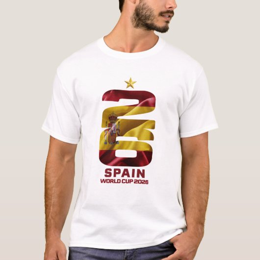 Spanje WK 2026 - La Roja Fan T-Shirt (Voorkant)