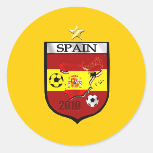Spanje World Champions 1 star badge embleem Ronde Sticker