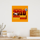 Spanje World Champions 2010 España Campeona Del Mu Poster (Keuken)
