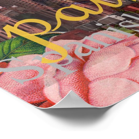 Spanje - Zonneverdamping van het Spaanse reizen Poster (Hoek)