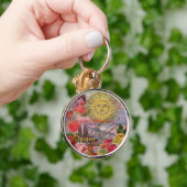 Spanje - Zonneverdamping van het Spaanse reizen Sleutelhanger (Hand)