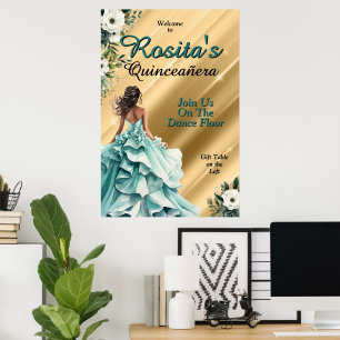 Spanjse meisjes 15e verjaardag Quinceanera Poster