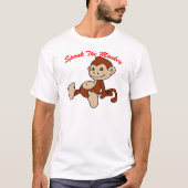 Spank de aap t-shirt (Voorkant)