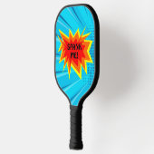Spank me Funny Blue Smack Talk Serve Pickleball Paddle (Links)