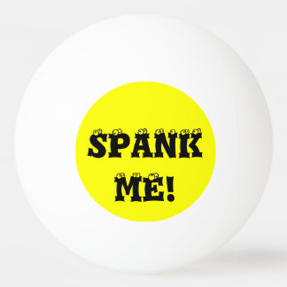 Spank me Gele Aangepaste Pingpong Balls van Janz Pingpongbal