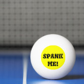 Spank me Gele Aangepaste Pingpong Balls van Janz Pingpongbal (Net)
