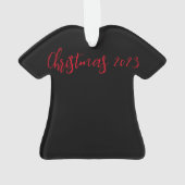 Spank me onder de maretak kerst trui ornament (achterkant)