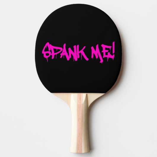Spank me tafeltennisbatje (Voorkant)
