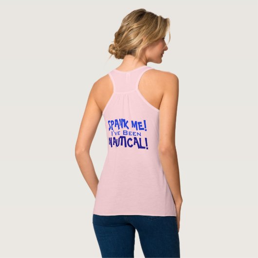Spank me tanktop (Volledige Achterkant)