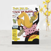 Spank Rock-Wenskaart Kaart (Gele Bloem)