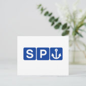Spanker Symbol Joke Briefkaart (Staand voorkant)