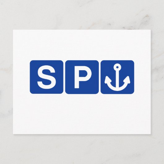 Spanker Symbol Joke Briefkaart (Voorkant)