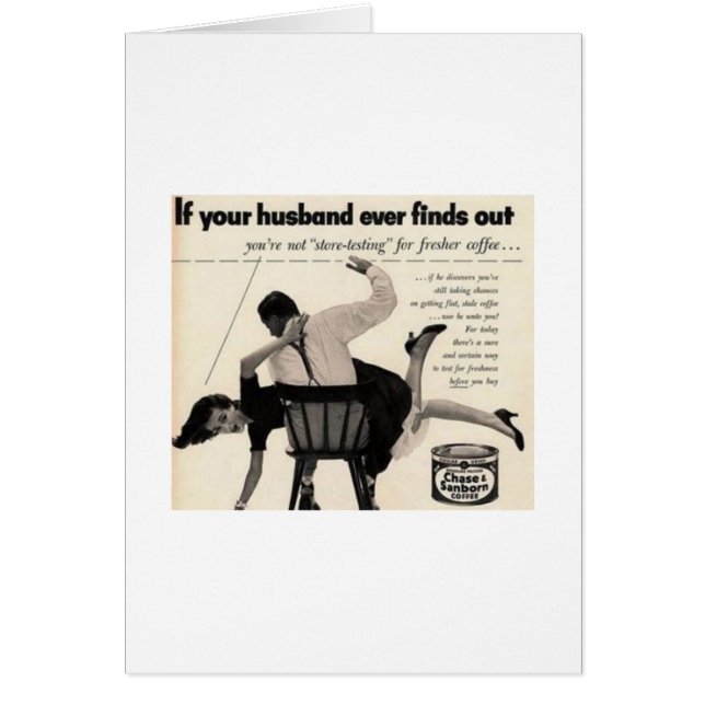 "Spanking"-kaart (Voorkant)