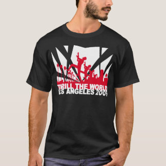 spannend de World Los Angeles 2009 ~ zwart T-shirt