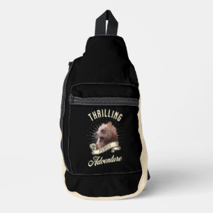 Spannend Familiaal Avontuur Beer Wildernis Sling Bag
