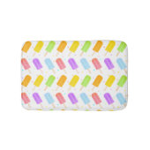 Spannend Lekker Zomer Aquarel Popsicle Patroon Badmat (Voorkant)