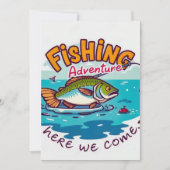 Spannend Vissend avontuur wacht op u Kaart (Voorkant)