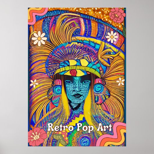 Spannende 60's Era Pop Art Design Poster (Voorkant)