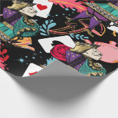 Spannende Alice in Wonderland Party Plannen! Cadeaupapier (Hoek)