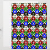 Spannende casino chips (Voorkant / Achterkant)