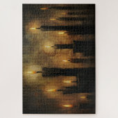  spannende Halloween zwarte kaarsen, ritueel Legpuzzel (Verticaal)