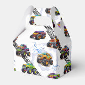 Spannende Kinder Monster Truck Patroon Bedankdoosjes (Voorkant Zijde)
