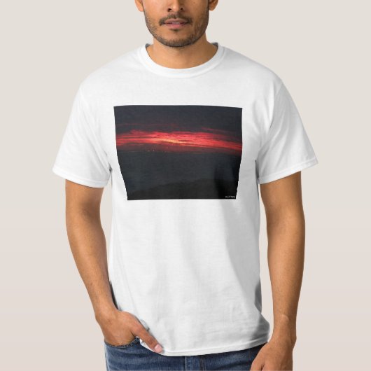 Spannende maar mooie zonsondergang t-shirt (Voorkant)