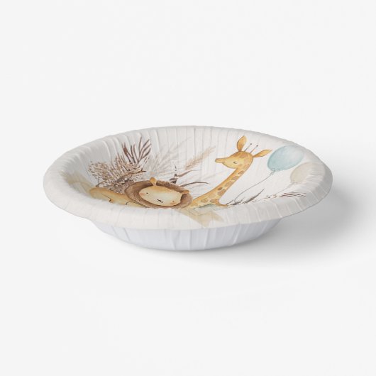 Spannende Oerwoud Safari Thema Party Borden Papieren Kommen (Gebogen)