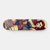 Spannende post-apocalyptische fantasie persoonlijk skateboard (Horizontaal)