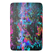 Spannende psychedelische momenten..... badmat (Voorkant Verticaal)