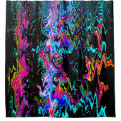 Spannende psychedelische momenten..... douchegordijn (Voorkant)