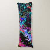 Spannende psychedelische momenten..... lichaamskussen (Voorkant Verticaal)