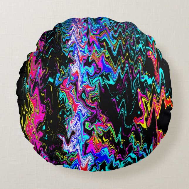 Spannende psychedelische momenten..... rond kussen (Voorkant)