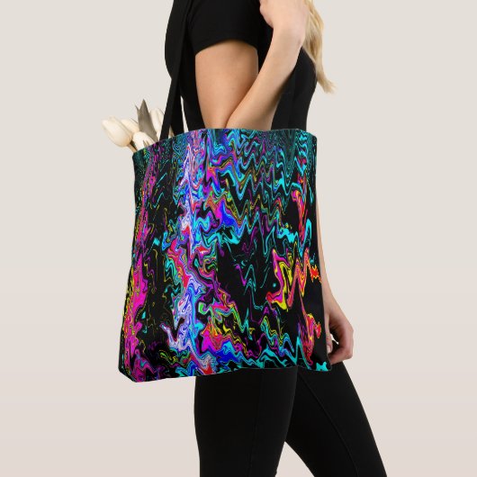 Spannende psychedelische momenten..... tote bag (Dichtbij)