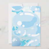 Spannende Super Soaker Party Verjaardag uitnodigin Kaart (Achterkant)