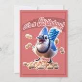 Spannende verjaardag Crazy Bird & Peanuts Wild Par Kaart (Voorkant)