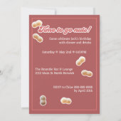 Spannende verjaardag Crazy Bird & Peanuts Wild Par Kaart (Achterkant)