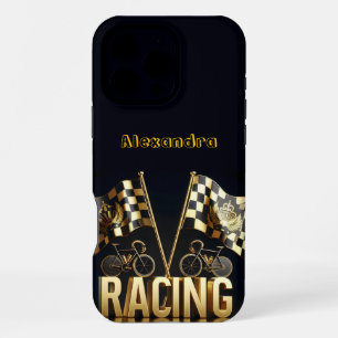 Spannende wielerwedstrijden met iconische vlaggen! iPhone 16 pro max hoesje