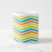 Spannende Zigzag Stripes Mok Ontwerp (Voorkant)