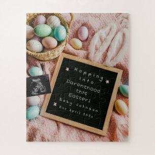 Spannende zwangerschapsaankondiging voor Pasen Legpuzzel