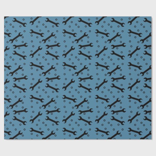 Spanner- en Nut Tool Cadeaupapier (Vlak)