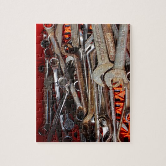 Spanner in de werken legpuzzel (Verticaal)
