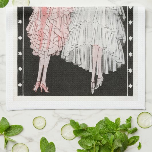 Spanners in  jurken theedoek (Gevouwen)