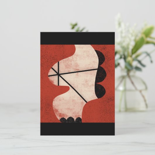 Spanning Wenskaart Kaart (Staand voorkant)