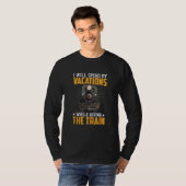 Spanningsbakken voor treinwagons t-shirt (Voorkant volledig)