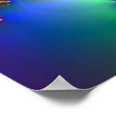 Spanningsfractale afdruk poster (Hoek)