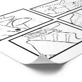 Spanningssectie voor herenaansluiting poster (Hoek)