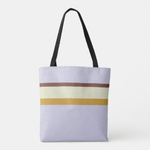 Spanningsstrepen vormen een natuurlijke bruine gro tote bag